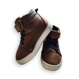 Brown/Blue Boots, Kid's 7